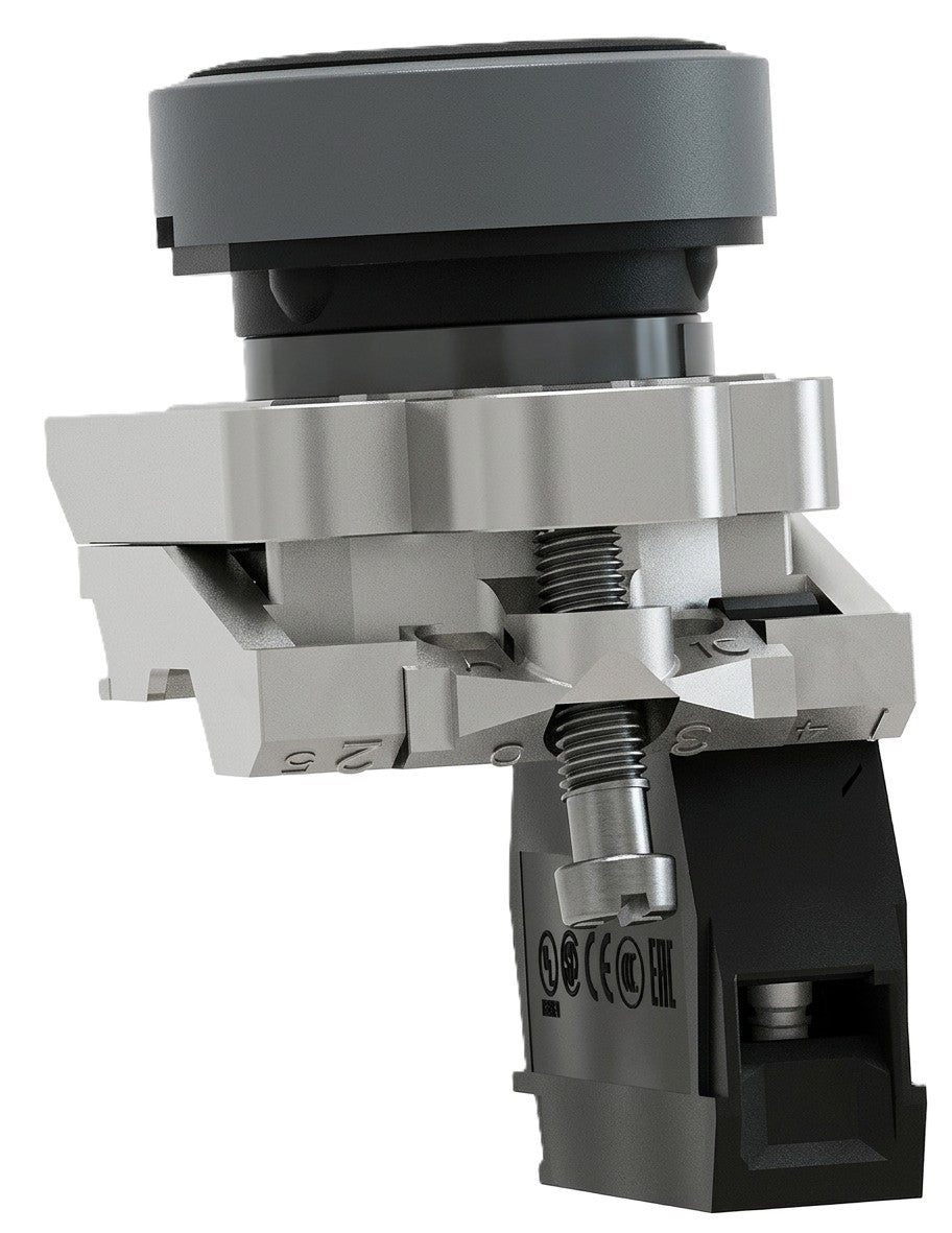 Pulsador de Control Harmony XB4, 22mm, Negro