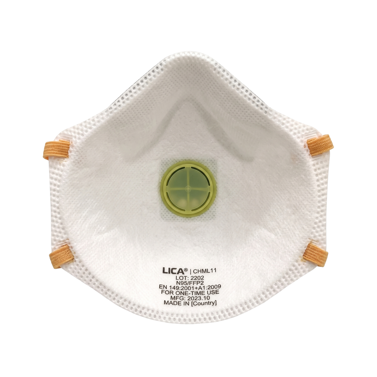 Mascarillas N95 para Particulas Sólidas con Válvula (10 pz)