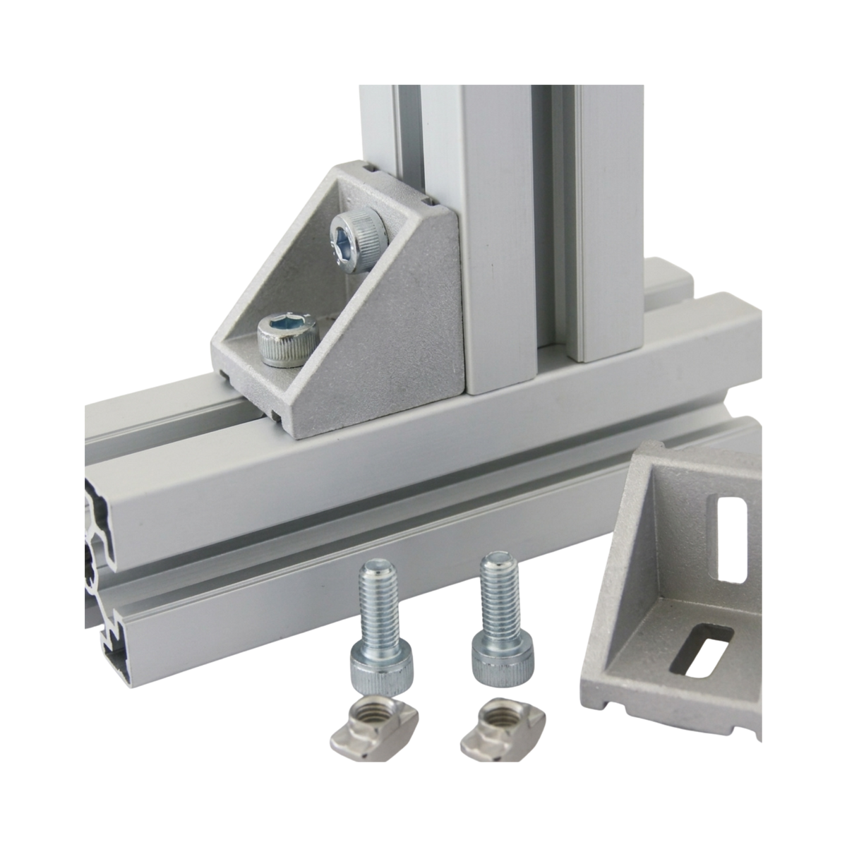 Soporte de Unión Die Cast Bracket para Perfil Estructural - PG45 (45x45 mm)