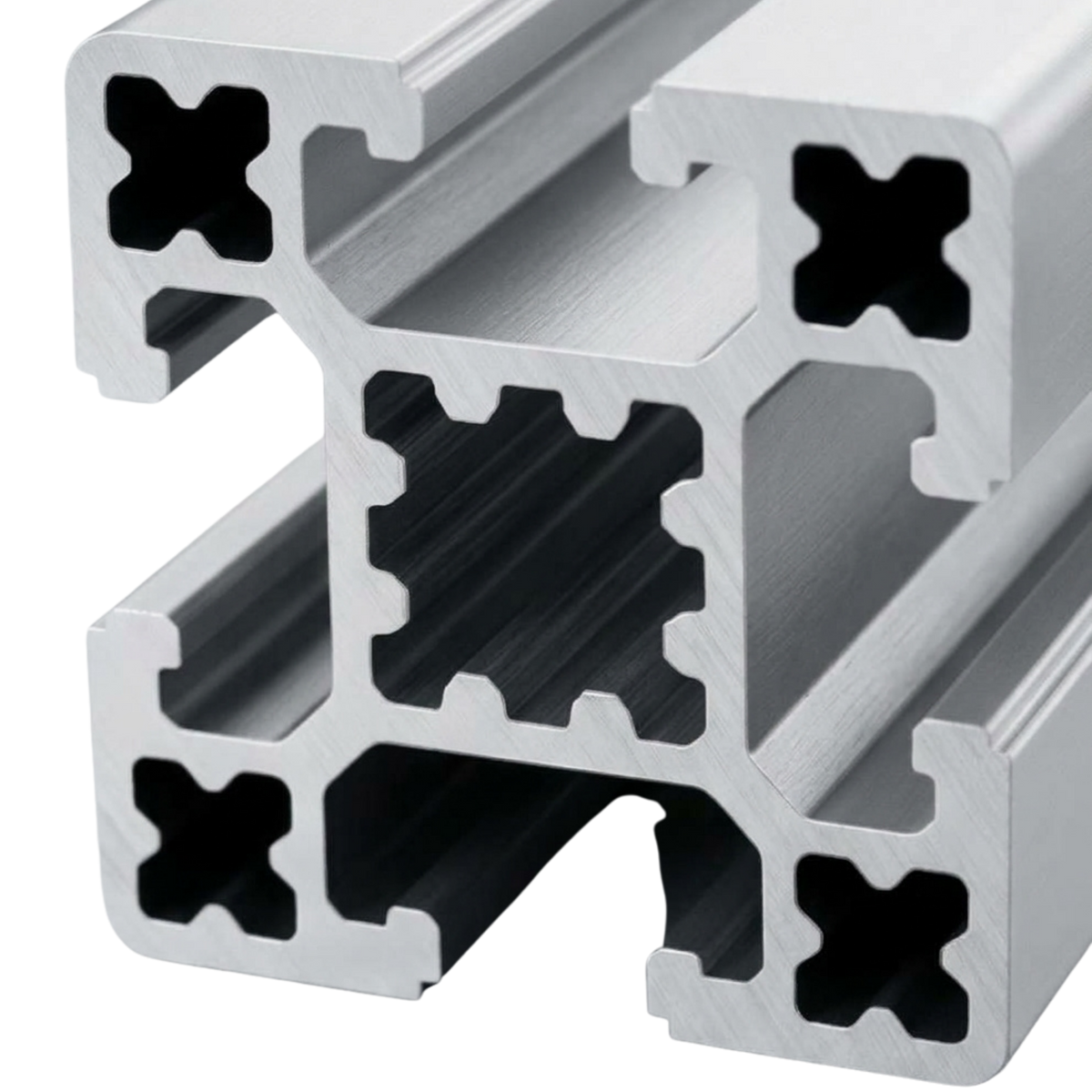 Perfil de Aluminio T-Slotted 40×40 mm | Estructural Industrial