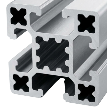 Perfil de Aluminio T-Slotted 40×40 mm | Estructural Industrial