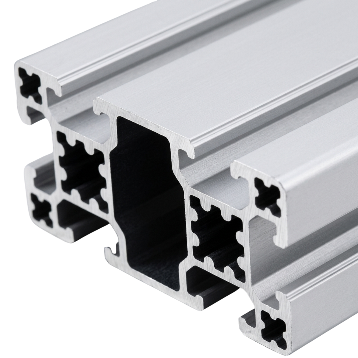 Perfil de Aluminio T-Slotted 40×80 mm | Estructural Industrial