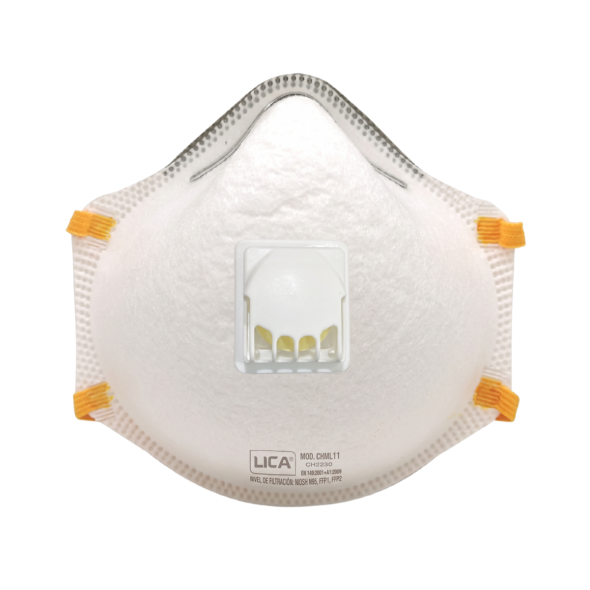 Mascarillas N95 para Particulas Sólidas con Válvula (10 pz)
