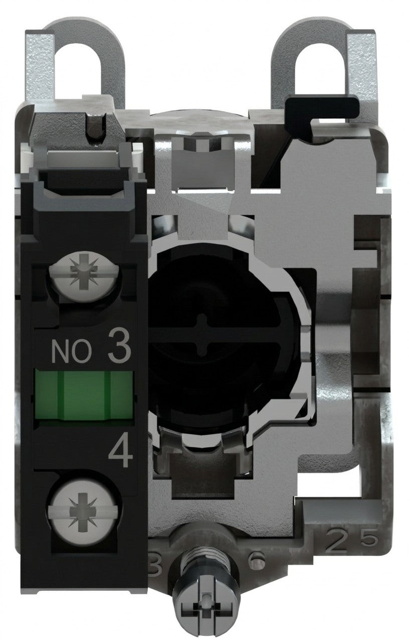 Pulsador de Control Harmony XB4, 22mm, Negro